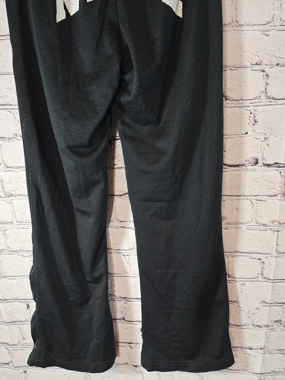 Nike Girls Black Snap-Button Athletic Joggers Size M 10/12